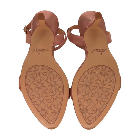 Jewel Badgley Mischka Women's OJAI II Heeled Sandal, Blush Satin, Size 9 - Picture 5 of 5